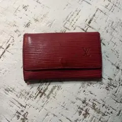 Louis Vuitton 路易威登 Epi 皮革 鑰匙包 紅色