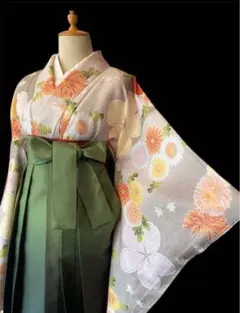 卒業式 袴用 二尺袖着物のみ