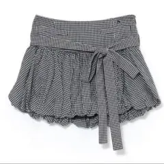 完売・新品 ✳︎ アドミラル／ テニス ギンガムチェックスリットヘム