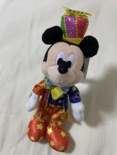 ディズニーランド 40周年 ミッキーマウス ぬいぐるみバッジ