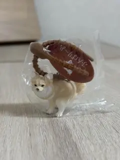ふんばり～ぬ チワワ(クリーム) フィギュア キーホルダー ガチャ