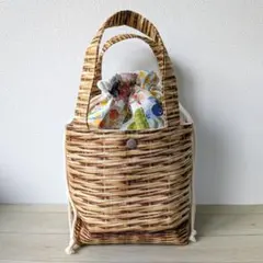 【再販】フルーツバスケット巾着バッグ♡お弁当入れや、お散歩の際のミニバッグに♫