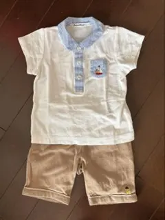 Familiar ポロシャツとショートパンツセット 90cm