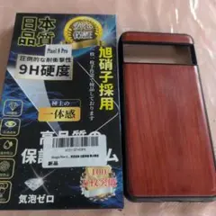 Pixel8pro ウッドケースと保護フィルムのセット