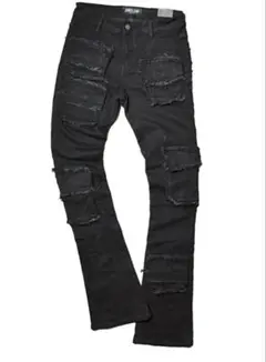 GUAPI blood diamond stacked denim フレアデニム - メルカリ