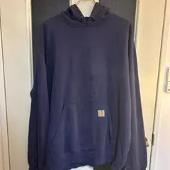 90’s Carhartt パーカー　ネイビーXL