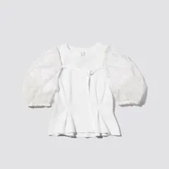 ボレロセットT by rokh GU 01 OFF WHITE XS