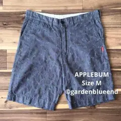 APPLEBUM ペイズリー柄 シャンブレー ショーツ ショートパンツ サイズMのサムネイル