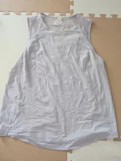 薄紫 ノースリーブ タンクトップ　XLサイズ