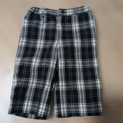 COMME CA ISM チェック柄 ハーフパンツ 120A