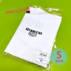 STARBUCKS STAND ✕ BEAMS LOGO ホワイト Tシャツ Sのサムネイル