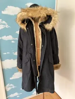 earth music&ecology モッズコート 黒 M