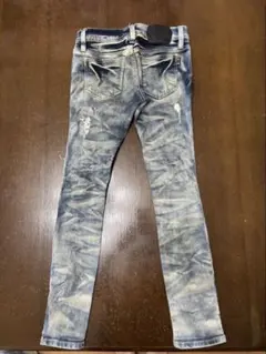 値下げ d.i.a. デニム 平成ギャル Y2K ダメージ ブリーチ スキニー