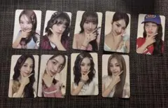 twice シーグリ2025 封入トレカ9枚コンプリートセット　※初期凹みあり