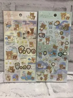 【正規品】雨のち晴れのリラックマ シール2シート