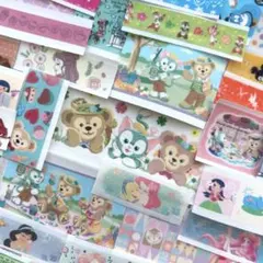 たっぷり100枚♡ ディズニー マステ フレークシール 切り売り ダッフィー等