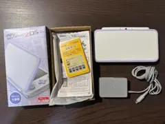 【美品&充電器付き】Newニンテンドー2DS LL ホワイト×ラベンダー