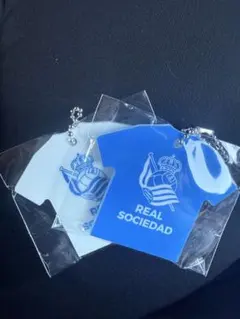 REAL SOCIEDAD レアルソシエダ ユニフォームキーホルダー2個