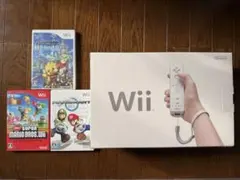 Nintendo Wii本体 ソフト3本セット