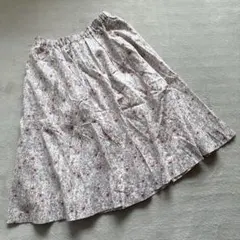 新品タグ付✨️クレスピ【M相当】綿100 リバティ 花柄 日本製／フレアスカート