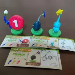 ピクミンフィギュア 青ピクミン 岩ピクミン 氷ピクミン 3個セット