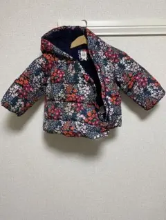 baby GAP 花柄ダウンコート フード付きジャケット 12-18month