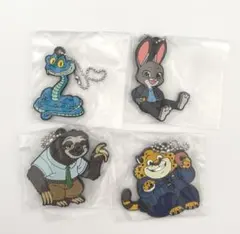 ズートピア２　キーホルダー４種類