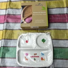 Avanchy Bamboo & Silicone Baby Plateのサムネイル