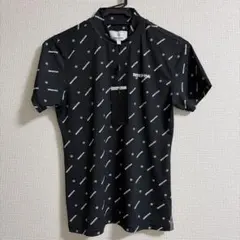 定価20900円 ブリーフィング モノグラムハイネックシャツ L ネイビー