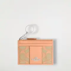 COACH コーチ ミニ スキニー ID ケース・シグネチャー ジャカード