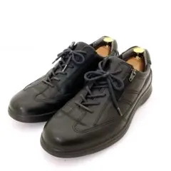 美品✨アキレスソルボ ウォーキングシューズ レザー 黒 サイドジップ 26.5のサムネイル