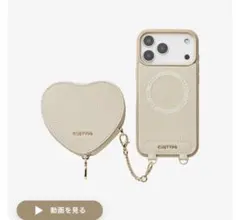 CUSTYPE iPhone17ProMAX ケース ハート ストラップ - メルカリ