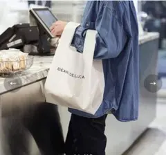 DEAN & DELUCA ミニマムエコバッグホワイト