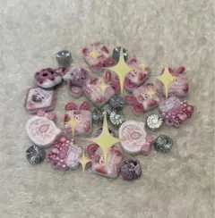 ロゴ系ピンクビーズセット♡