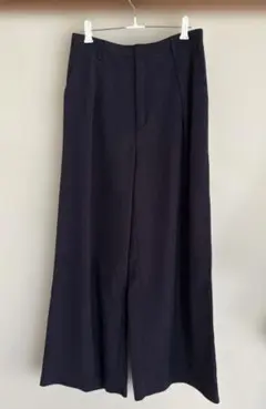 GUワイドパンツ紺XL