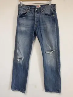 【Levi's】00s 501 ダメージ加工 グランジ　W32 L32