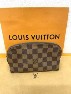 ルイヴィトン ポシェット コスメティック ダミエ エベヌ ポーチ
