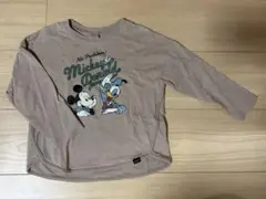 ミッキー&ドナルド長袖カットソー 110cm