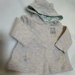 Disney babyプーさん 耳付きフードパーカー9M