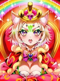 ファンタジー 天使 イラストゴールドポスターa4額付き発送♥ - メルカリ