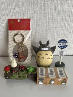 スタジオジブリ トトロ キーホルダー フィギュア スタンプセットのサムネイル
