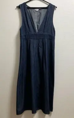 《美品》しまむら　コラボ商品　デニムジャンパースカート　S
