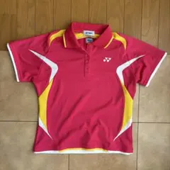 YONEX バドミントンウェア Lサイズ 赤/黄色