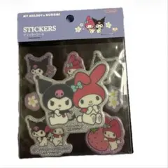 マイメロ クロミ グリッターぷくぷくシール