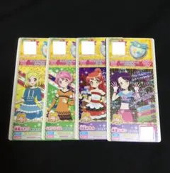 プリチケ まとめ売り トモチケ アイドル アニメキャラクター 4枚 プリパラ