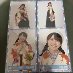 日向坂46 丹生明里 大正浪漫衣装 生写真 4種