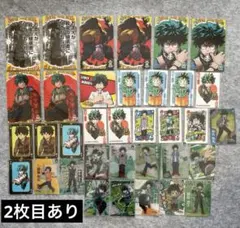 僕のヒーローアカデミア ヒロアカ 原画展 トランプ 箔押し 人狼 緑谷