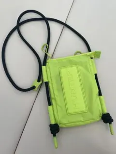 【美品】HUNTER ショルダーバッグ　蛍光　イエロー