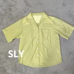 【SLY】 半袖シャツ　イエローのサムネイル