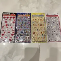 ボンボンドロップシール ミニ 4枚セット 正規品 ディズニー